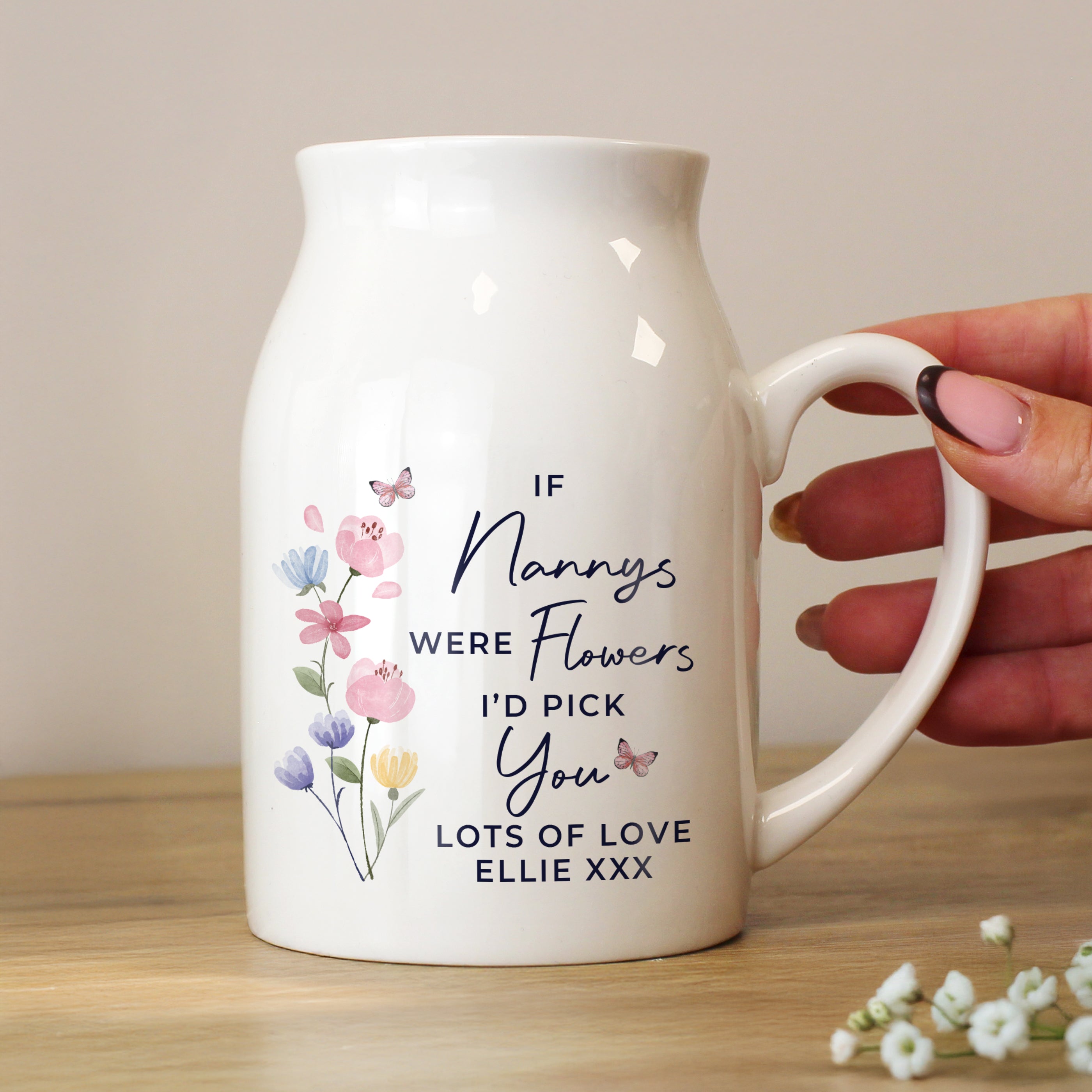 Personalised Id Pick You Jug Vase