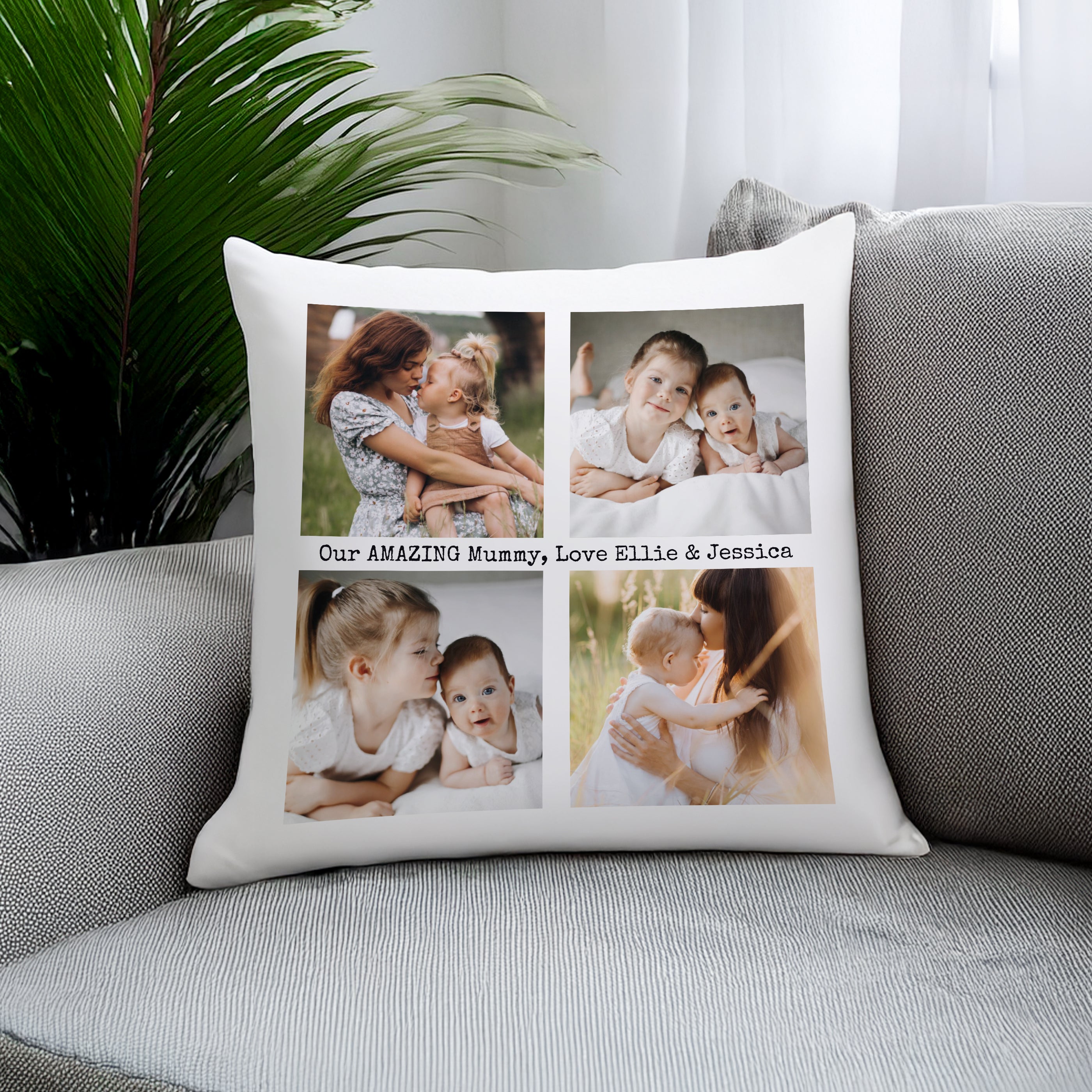 Personalised Mutli Photo Upload Cushion