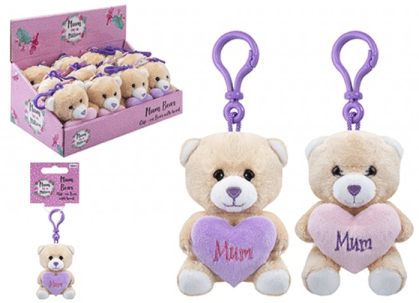 4" Mum Bear Keyring