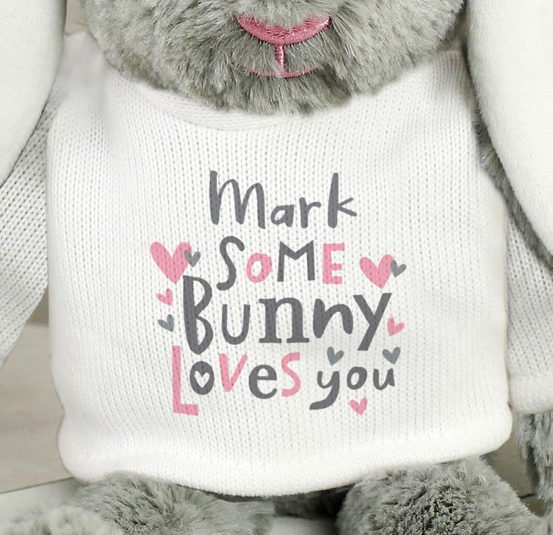 Personalised Some Bunny Loves You Bunny Rabbit