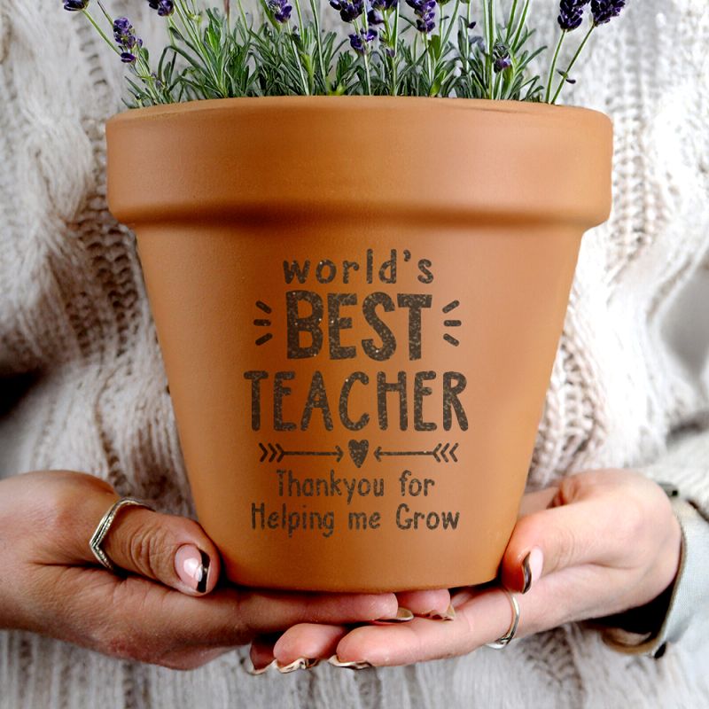 Personalised Worlds Best Terracotta Plant Pot