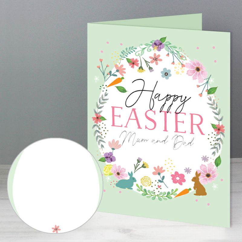 Personalised Easter Springtime Card